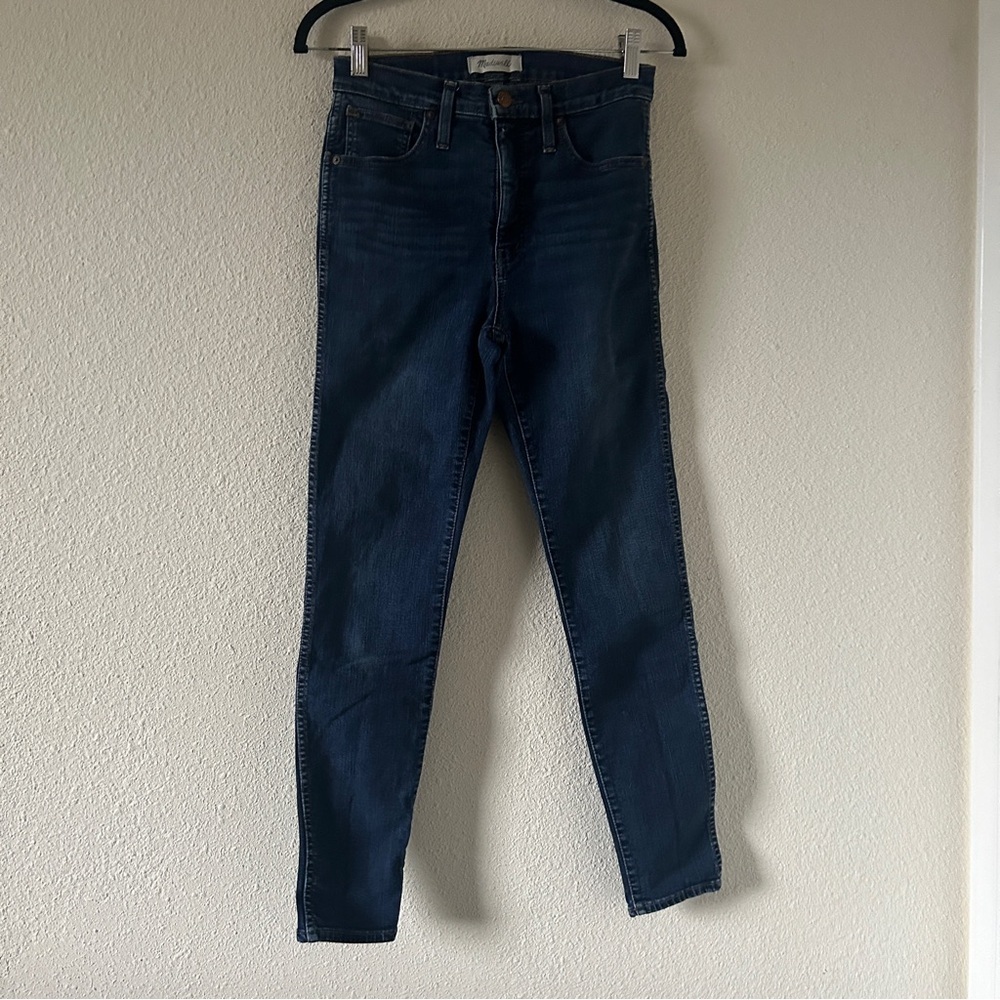 Madewell 10” High Rise Skinny Casual Dressy Date Jeans Women’s 27 Blue Stretchy